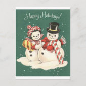 Snowman Briefkaart (Voorkant)