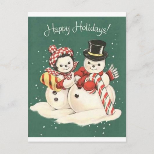 Snowman Briefkaart (Voorkant)