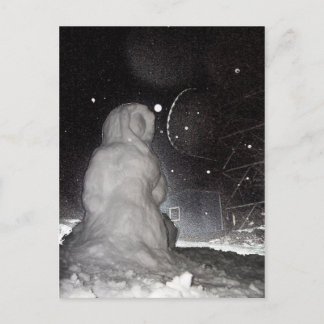 snowman briefkaart