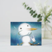 SNOWMAN BRIEFKAART (Staand voorkant)
