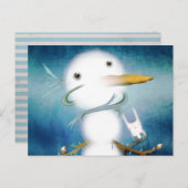 SNOWMAN BRIEFKAART (Voorkant / Achterkant)