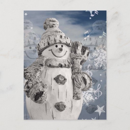 Snowman Briefkaart (Voorkant)