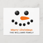 Snowman Briefkaart (Voorkant)