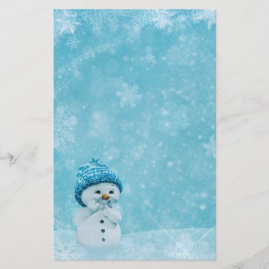 Snowman Briefpapier (Voorkant)