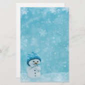 Snowman Briefpapier (Voorkant / Achterkant)