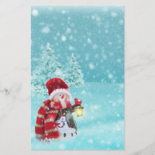 Snowman Briefpapier (Voorkant)