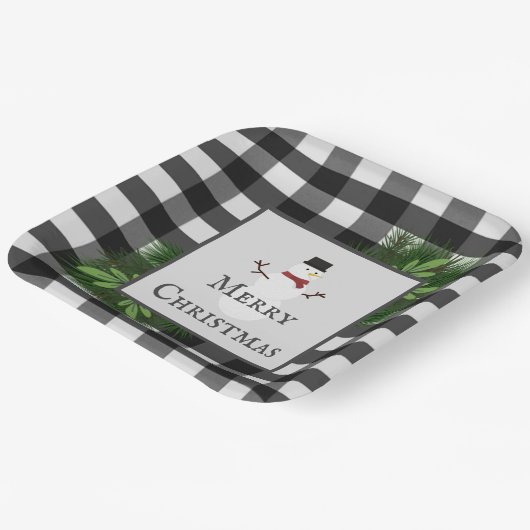 Snowman Buffalo Bord geplakt papier (Gebogen)