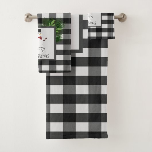 Snowman Buffalo-handdoekset Bad Handdoek (Insitu)