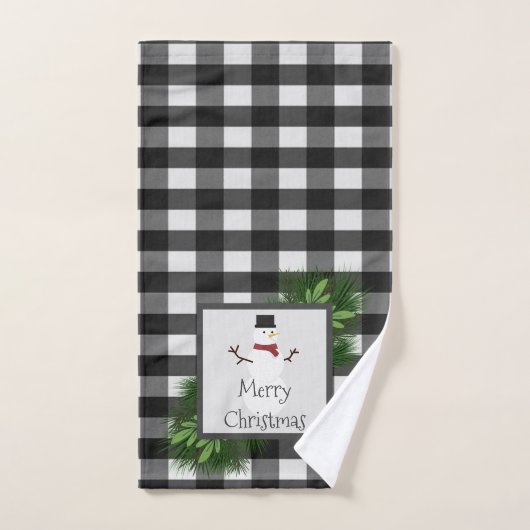 Snowman Buffalo-handdoekset Bad Handdoek (Handdoek)