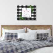 Snowman Buffalo Play Canvas Afdrukken (Insitu (Slaapkamer))