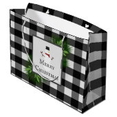 Snowman Buffalo Play Gift Bag Groot Cadeauzakje (Achterkant Gekanteld)