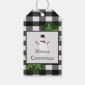 Snowman Buffalo Play Gift Label Cadeaulabel (Voorkant)