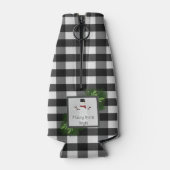 Snowman Buffalo Pset Bottle Cooler (Achterkant)