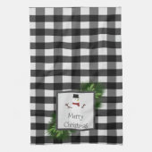 Snowman Buffalo Pset Kitchen Towel Theedoek (Verticaal)