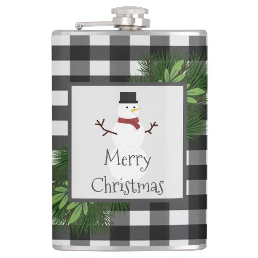 Snowman Buffalo Spelkolf Heupfles (Voorkant)