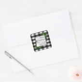 Snowman Buffalo Sticker (Envelop)
