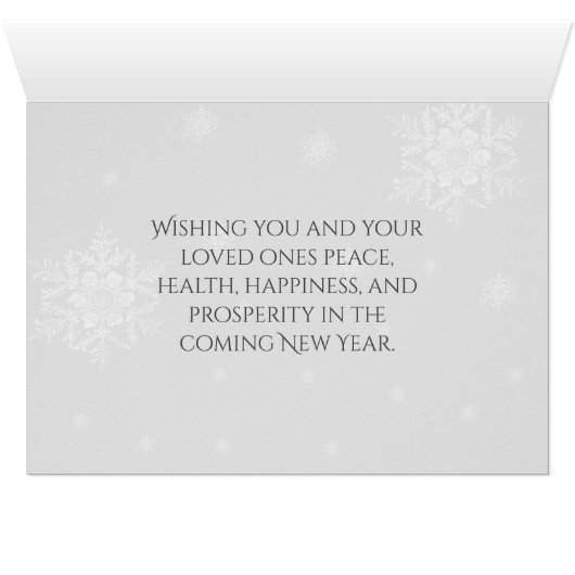 Snowman Buffalo Wenskaart (Binenzijde Horizontaal (Onderkant))