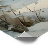 Snowman Builders-Poster Poster (Hoek)