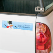 Snowman Bumpersticker (Op Truck)