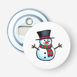 Snowman Button Flesopener