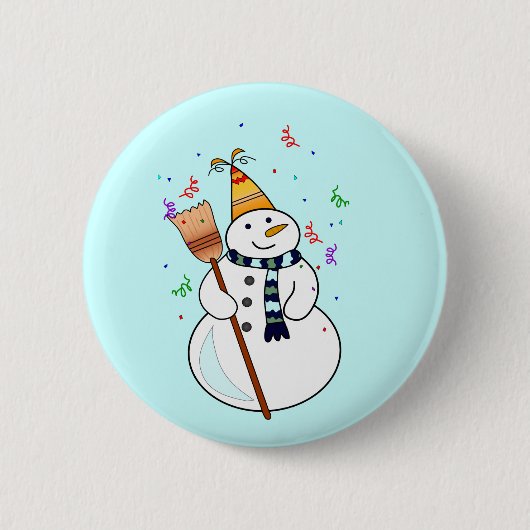Snowman Button vieren (Voorkant)
