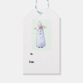 Snowman cadeau label cadeaulabel (Voorkant)