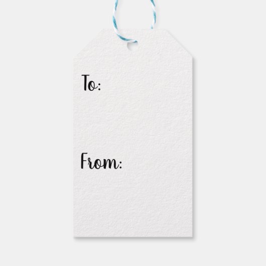 Snowman Cadeaulabel (Achterkant)