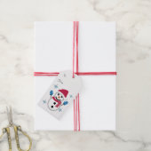 Snowman Cadeaulabel (Met Touw)