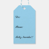 snowman cadeaulabel (Achterkant)