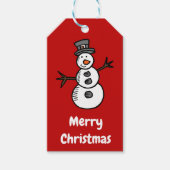 Snowman Cadeaulabel (Voorkant)