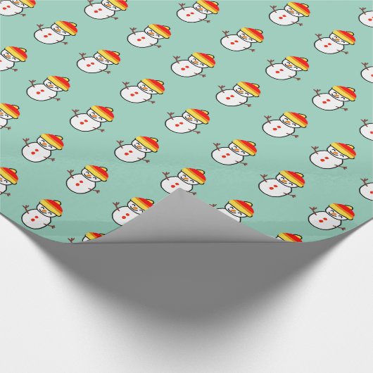 Snowman Cadeaupapier (Hoek)