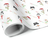 Snowman Cadeaupapier (Rol Hoek)