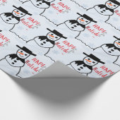 Snowman Cadeaupapier (Hoek)