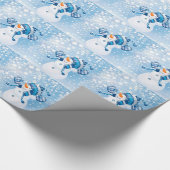 Snowman Cadeaupapier (Hoek)