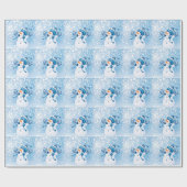 Snowman Cadeaupapier (Vlak)