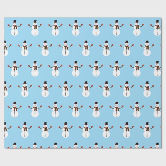 snowman cadeaupapier (Vlak)