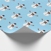 snowman cadeaupapier (Hoek)