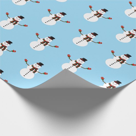 snowman cadeaupapier (Hoek)