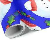 Snowman Cadeaupapier (Rol Hoek)