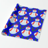 Snowman Cadeaupapier (Uitgerold)