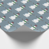 Snowman Cadeaupapier (Hoek)