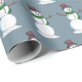 Snowman Cadeaupapier (Rol Hoek)