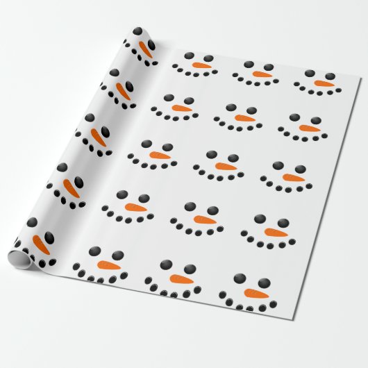 Snowman Cadeaupapier (Uitgerold)