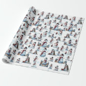 Snowman Cadeaupapier (Uitgerold)