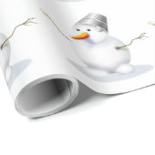 Snowman Cadeaupapier (Rol Hoek)