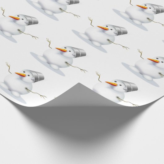 Snowman Cadeaupapier (Hoek)