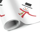 Snowman Cadeaupapier (Rol Hoek)
