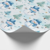 Snowman Cadeaupapier (Hoek)