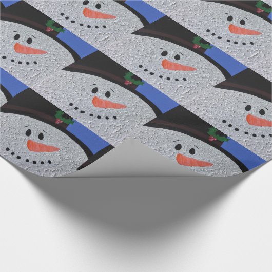 Snowman Cadeaupapier (Hoek)