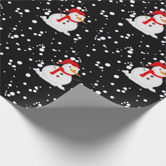 Snowman Cadeaupapier (Hoek)